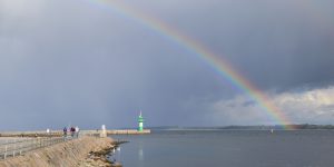 Regenbogen in Travemünde